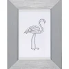 Kunststoffrahmen 10 cm x 15 cm Silber Metallic Look