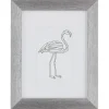 Kunststoffrahmen 18 cm x 24 cm Silber Metallic Look