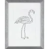 Kunststoffrahmen 30 cm x 40 cm Silber Metallic Look* Bilderrahmen