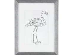 Kunststoffrahmen 30 cm x 40 cm Silber Metallic Look* Bilderrahmen
