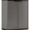 Kunststoffschrank Jolly 68 cm x 85 cm x 39 cm Dunkelgrau* Kellerregale