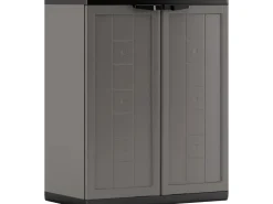 Kunststoffschrank Jolly 68 cm x 85 cm x 39 cm Dunkelgrau* Kellerregale