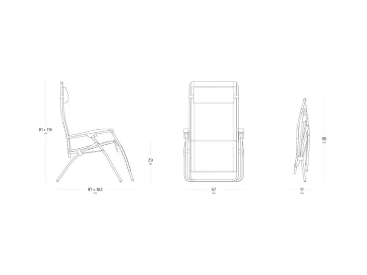 Lafuma Mobilier Relaxsessel RSXA CLIP Batyline® Moss* Sessel