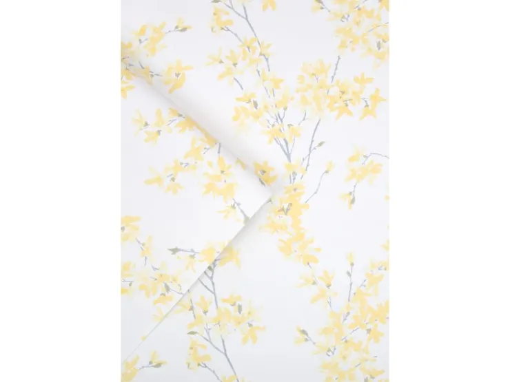 Laura Ashley Vliestapete Forsythia Sunshine 10,05 x 0,52 m* Tapetenmuster