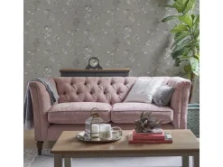 Laura Ashley Vliestapete Elderwood Steel 10,05 x 0,52 m* Tapetenmuster
