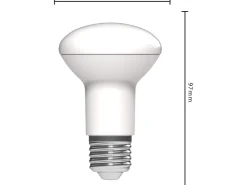 LED-Leuchtmittel E27 Pilzkopf R63 7 W 806 lm Ø 6,3 cm x 9,7 cm