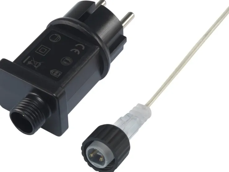 LED-Lichterkette Eisregen 100 warmweiße LEDs Silbernes Kabel 690 cm* Türvorhänge