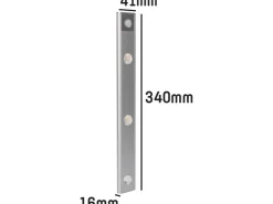 LED-Unterbauleuchte Pir Sensor 75 lm 3000-6000 K CCT+ RGB 34 cm Silber* Vitrinen