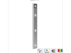 LED-Unterbauleuchte Pir Sensor 75 lm 3000-6000 K CCT+ RGB 34 cm Silber* Vitrinen