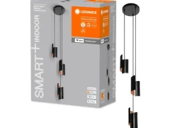 LEDVANCE Smart+ WiFi Pendelleuchte Decor Twist Hängend Schwarz 150 cm