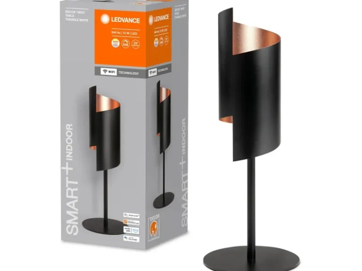 LEDVANCE Smart+ WiFi Tischlampe Decor Twist Tisch Schwarz 39,2 cm* Weitere Regale