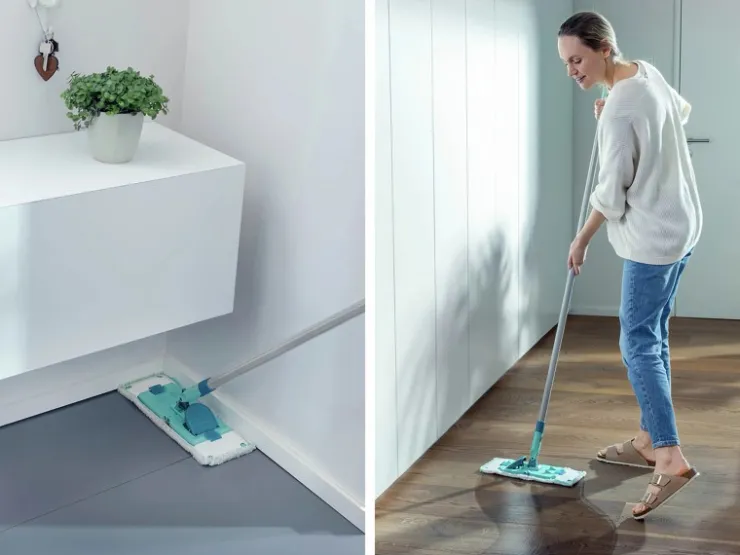 Leifheit Bodenwischer Power Clean Micro Duo M* Reinigung