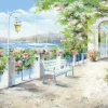 Pro Art Leinwandbild Basic Anonymus Passagio di Lago 77 cm x 57 cm