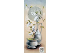 Pro Art Leinwandbild Blaue Vasen IV 27 cm x 77 cm* Vasen|Bilder