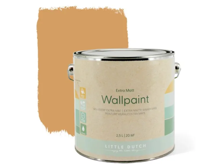 Little Dutch Wandfarbe Pure Ochre Ockergelb Extra Matt 2,5 l* Lacke Mischen