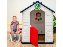 LittleTom Garten-Kinderspielhaus mit Tisch und zwei Stühlen* Stühle