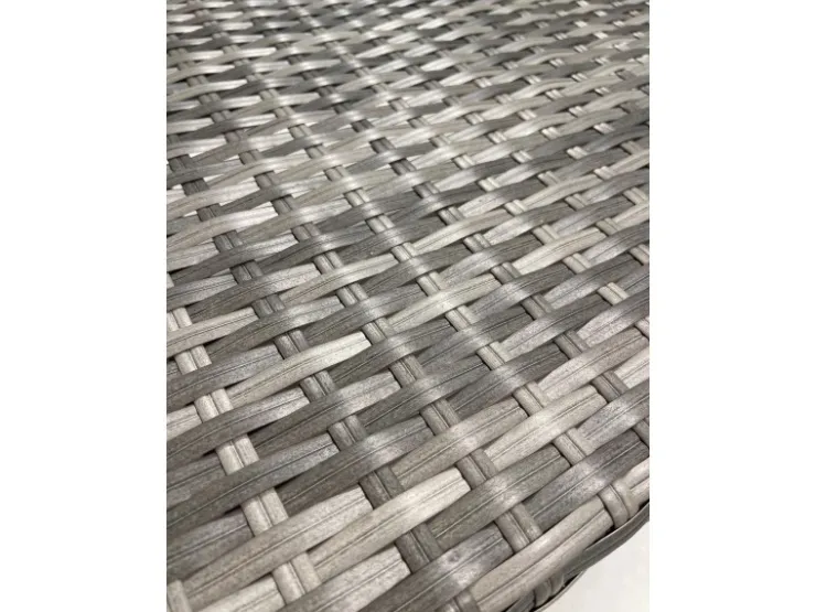 Garden Pleasure Lounge-Eckgruppe Cadiz 3-teilig Grau