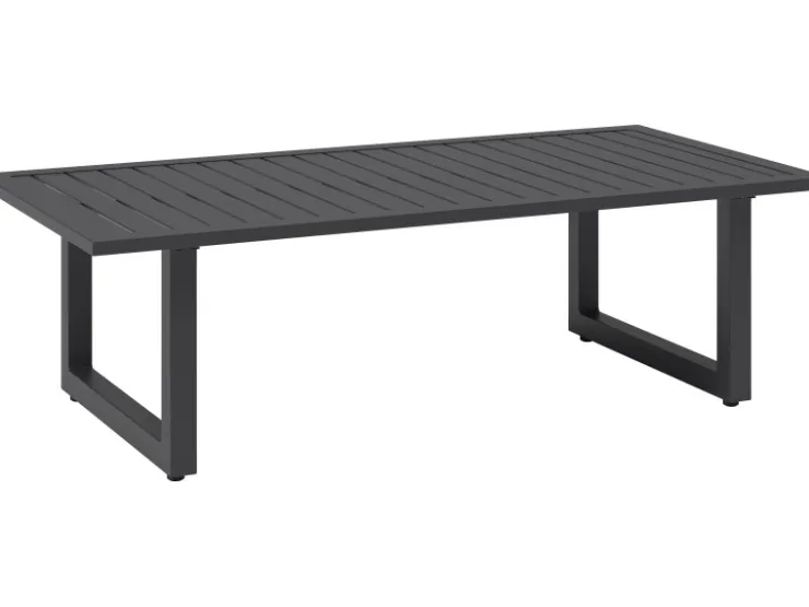 Lounge-Gruppe Springtown 4-teilig Aluminium Schwarz-Dunkelgrau* Sessel