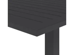Lounge-Gruppe Springtown 4-teilig Aluminium Schwarz-Dunkelgrau* Sessel
