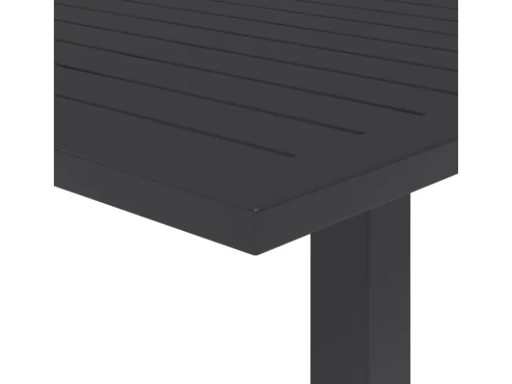 Lounge-Gruppe Springtown 4-teilig Aluminium Schwarz-Dunkelgrau* Sessel