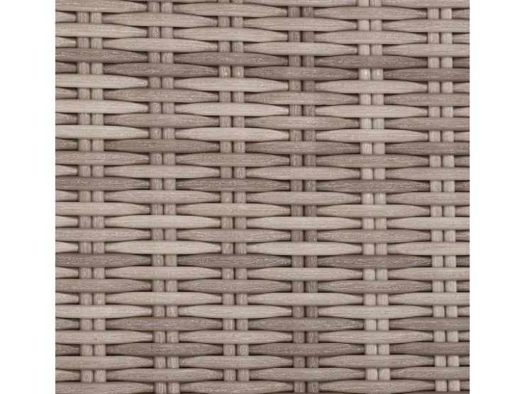 Lounge-Set Olea 5-teilig aus Polyrattan Sand* Kissen|Hocker