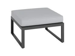 Lounge-Set Willa 4-teilig aus Aluminium Anthrazit