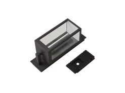 Lucande LED Wandleuchte Außen Laterne Ferdinand 9619149 Spritzwassergeschützt Modern in Alu aus Aluminium 1-flammig