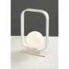 Luce Design Tischleuchte Roxy 1-flammig Weiß 10 cm x 16 cm x 26 cm* Weitere Regale
