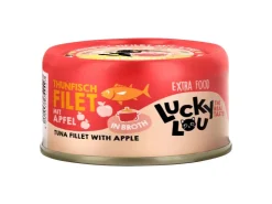 Lucky Lou Katzen-Nassfutter Thunfisch Apfel in Broth 70 g* Katzenbedarf