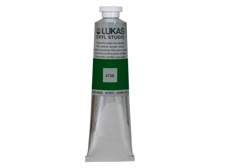 Lukas Cryl Studio Acrylfarbe Aluminiumtube Grüne Erde 75ml