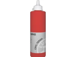 Lukas Cryl Terzia Acrylfarbe Studien-Qualität 500 ml Kadmiumrot hell (imit.)