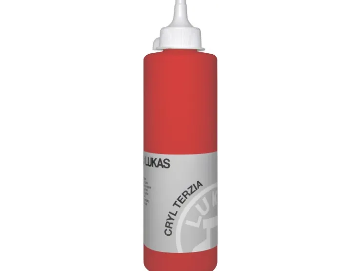Lukas Cryl Terzia Acrylfarbe Studien-Qualität 500 ml Kadmiumrot hell (imit.)