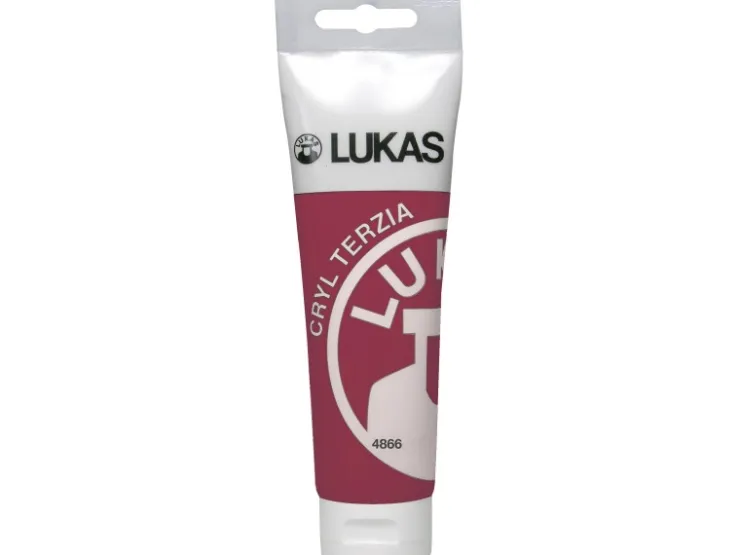 Lukas Cryl Terzia Acrylfarbe Plastiktube Krapplack 125ml* Bastelfarben