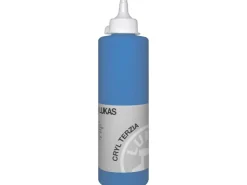 Lukas Cryl Terzia Acrylfarbe Studien-Qualität 500 ml Primär-Blau* Künstlerfarben