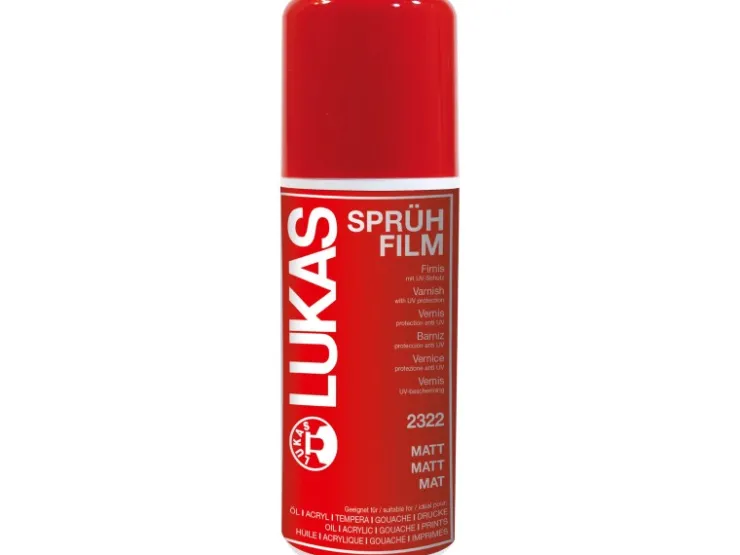 Lukas Sprühfilm Matt 150 ml* Klarlacke|Künstlerzubehör
