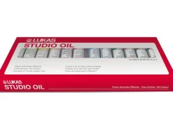 Lukas Studio Oil Ölfarben-Set 12 x 20 ml Farbtuben im Karton-Etui* Künstlerfarben