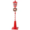 Lumineo LED-Laterne Weihnachts-Motiv 180 cm Rot-Weiß-Grün