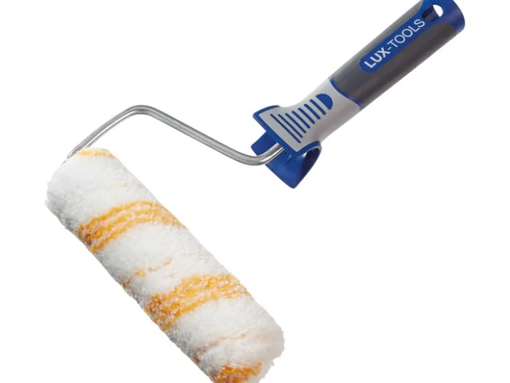 LUX-TOOLS LUX Dispersionsroller 15 cm Polyamid Gold-Gestreift Glatt* Malerbedarf