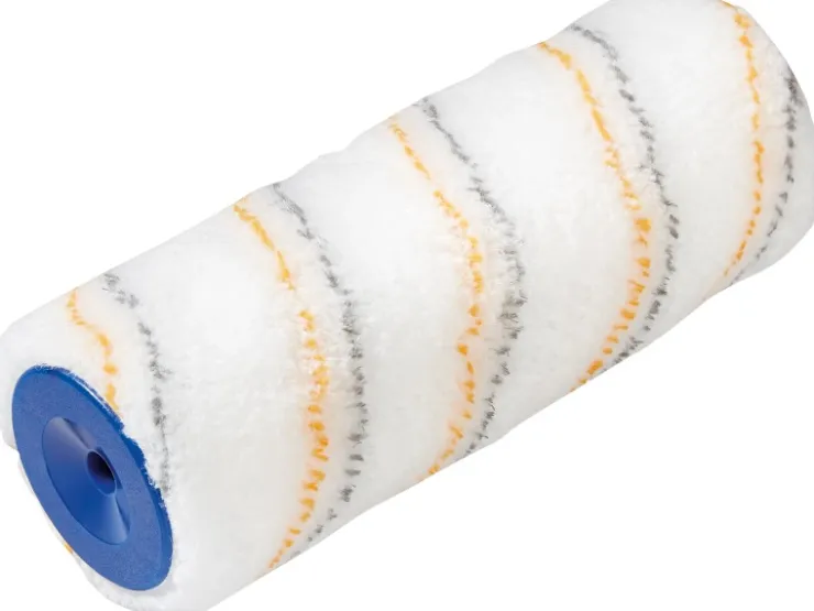 LUX-TOOLS LUX Dispersionswalze 18 cm Polymix Gold-Grau-Gestreift Glatt