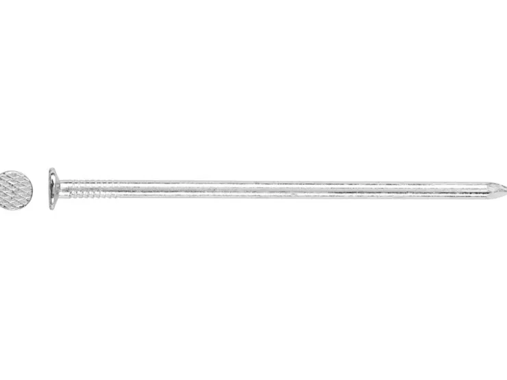 LUX-TOOLS LUX Drahtnagel Ø 3,8 mm x 100 mm Flachkopf Verzinkt 1 kg* Stifte