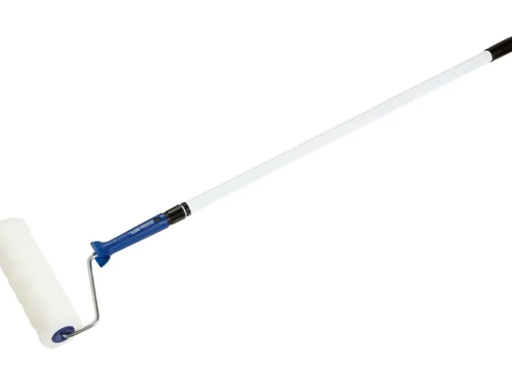 LUX-TOOLS LUX Farbroller Kunstfell 25 cm mit Teleskopstange