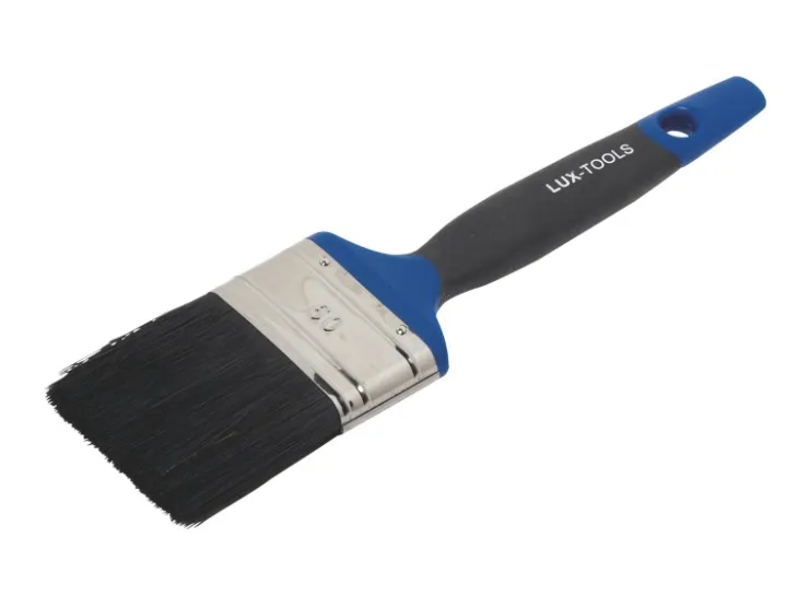 LUX-TOOLS LUX Flachpinsel Soft Grip Lacke Kunstharz 60 mm