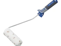 LUX-TOOLS LUX Lasurroller 12 cm Mikrofaser Braun-Getupft* Malerbedarf