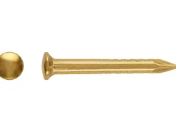 LUX Rundkopfstift Ø 1,2 mm x 13 mm Vermessingt 200 Stück
