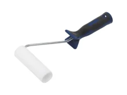 LUX-TOOLS LUX Schaum-Roller Konkav 2K-Softgriff Schwarz-Blau 10 cm* Malerbedarf