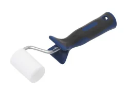 LUX-TOOLS LUX Schaum-Roller 2K-Softgriff Schwarz-Blau 5 cm* Malerbedarf