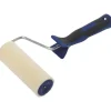 LUX-TOOLS LUX Velours-Roller 2K-Softgriff Schwarz-Blau 15 cm