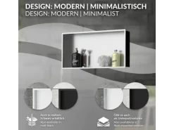 LuxeBath Wandnische Edelstahl 60x30x10 cm Silber Duschnische Rahmen Einbauregal* Wandregale