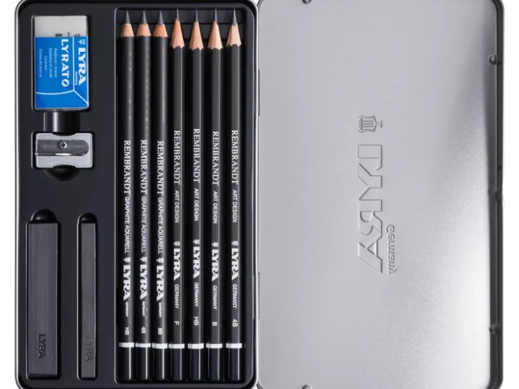 Lyra Rembrandt Graphite-Set Künstler-Skizzenstifte verschiedene Stift und Zubeh.