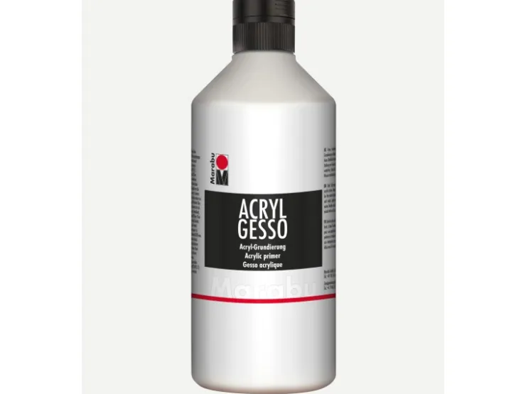 Marabu Acryl-Gesso 500 ml Weiß* Künstlerzubehör